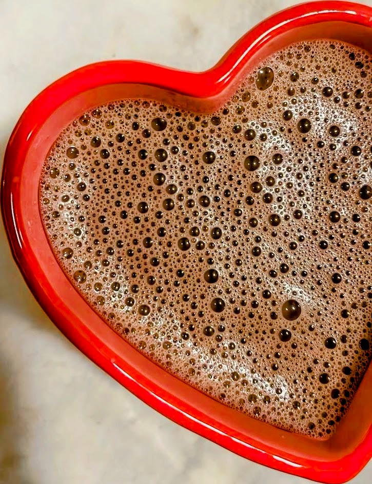 Coffee in Red Heart Mug