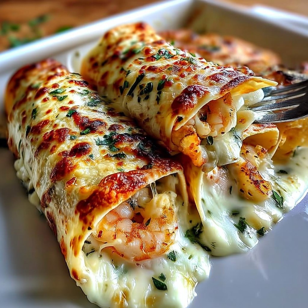 Cheesy Stuffed Cannelloni
