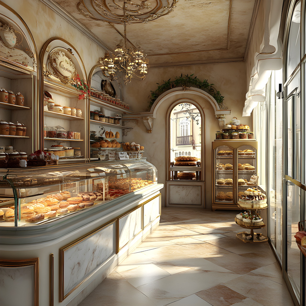 European Bakery Interior