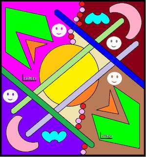 Colorful Geometric Faces