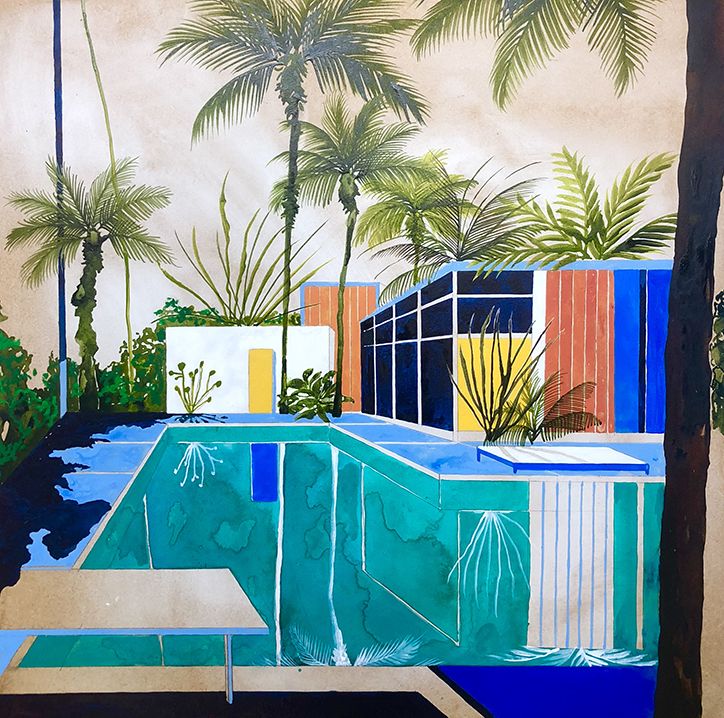 Modern Pool House