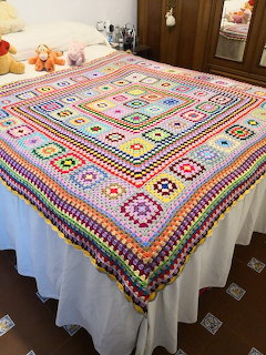 Colorful Crochet Blanket