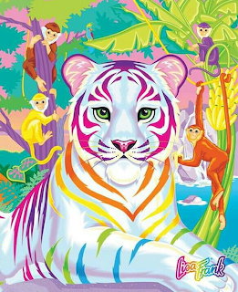 Rainbow Tiger Jungle Scene