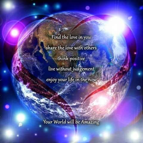 Glowing Earth Heart