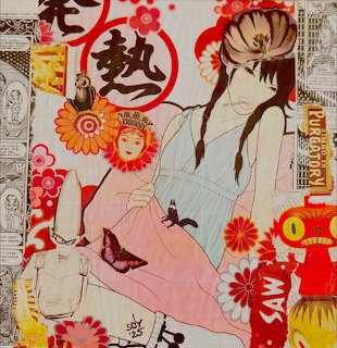 Mixed Media Art Girl