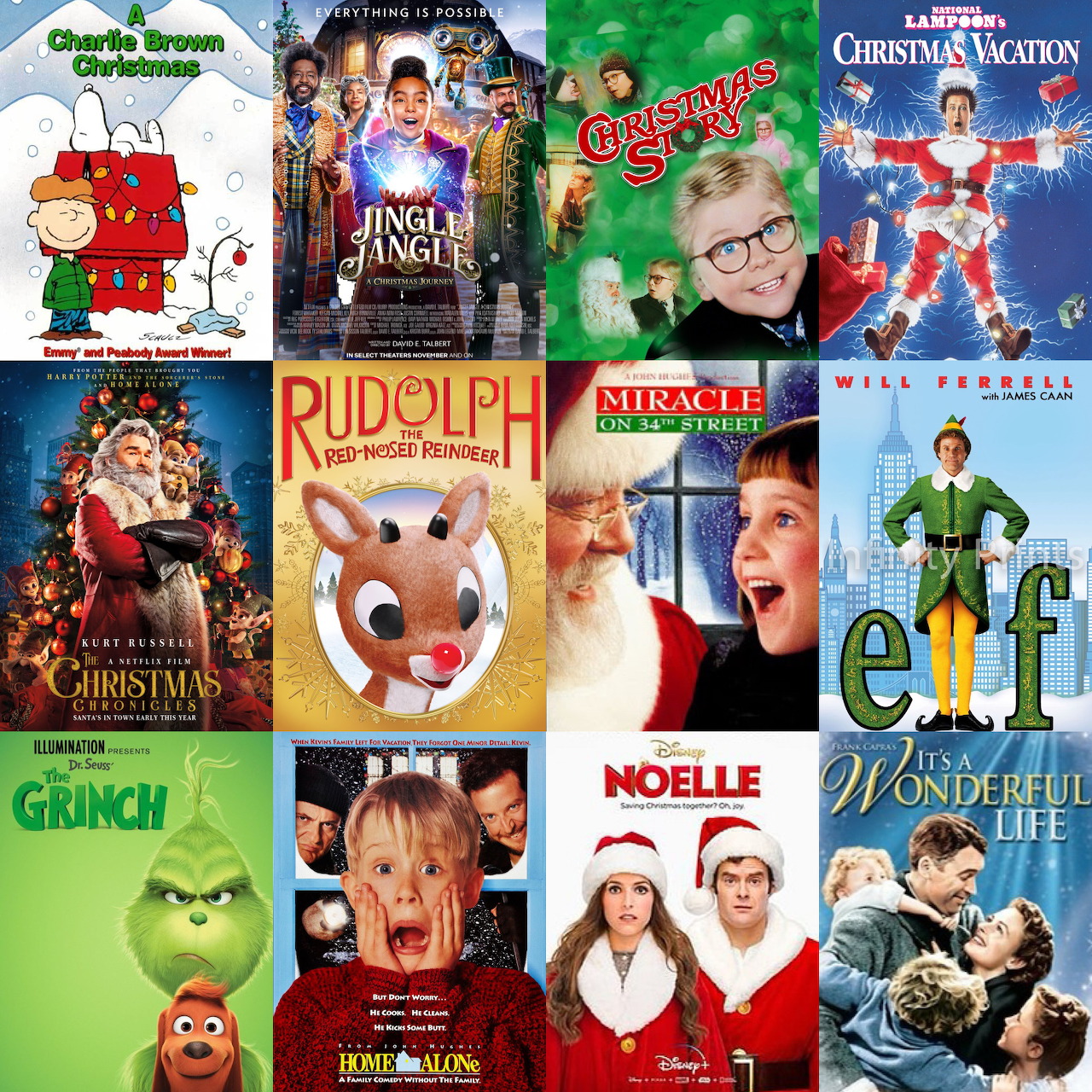 Christmas Holiday Movie Posters
