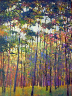 Forest Trees Oil Painting