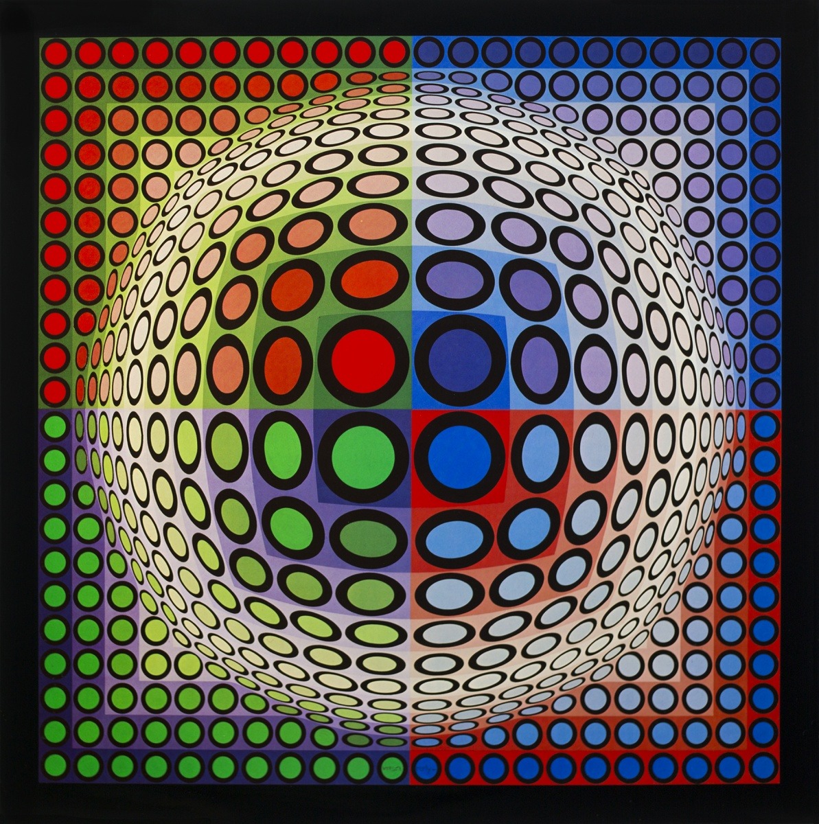 Vasarely Optical Sphere