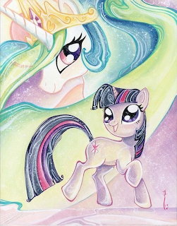 Celestia and Twilight Sparkle