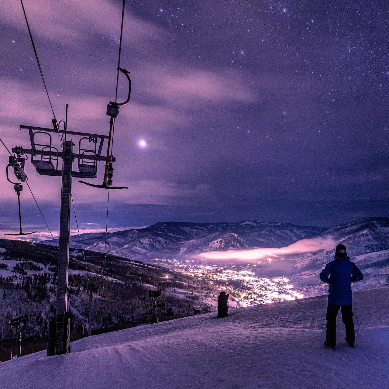 Vail Valley at Night