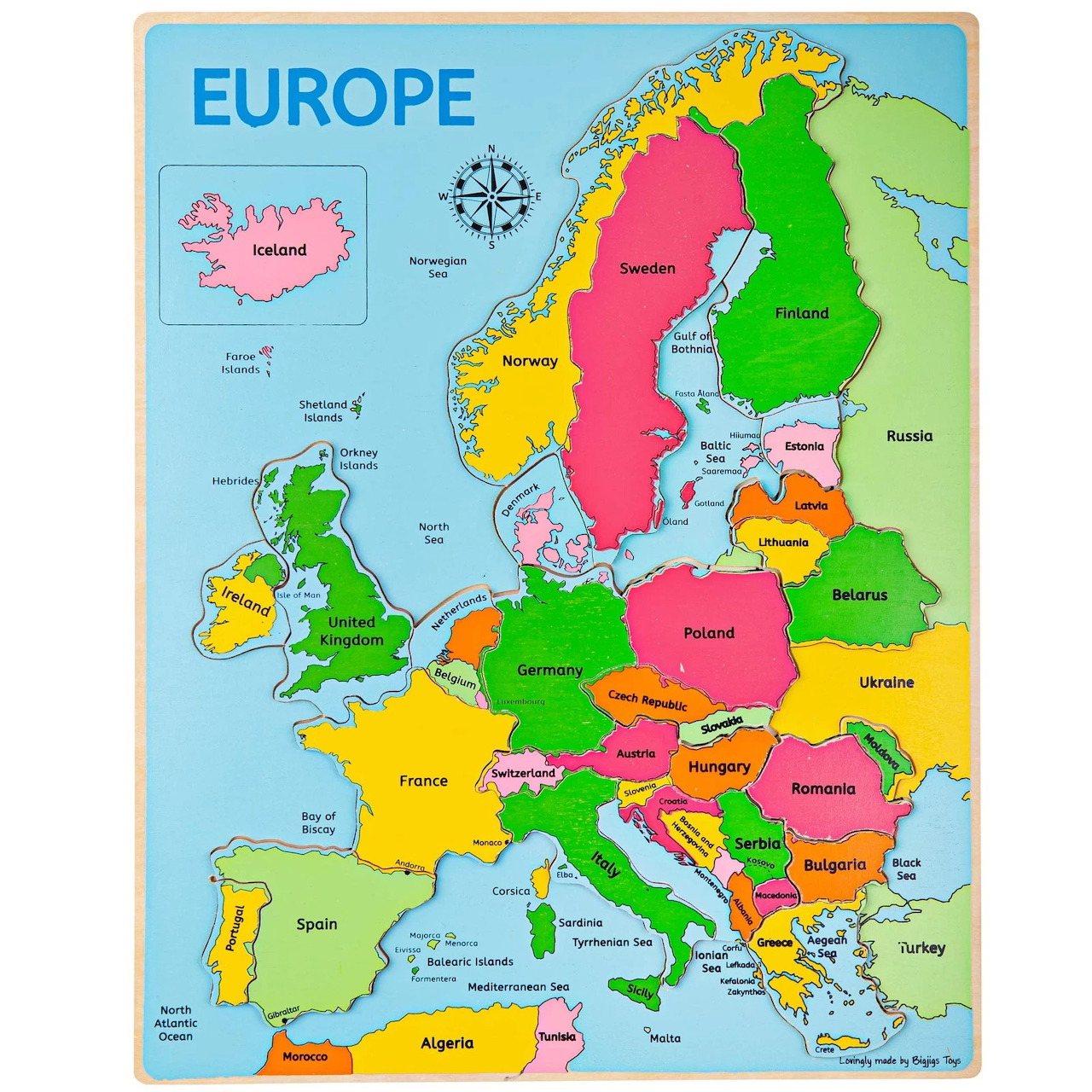 Europe Political Map