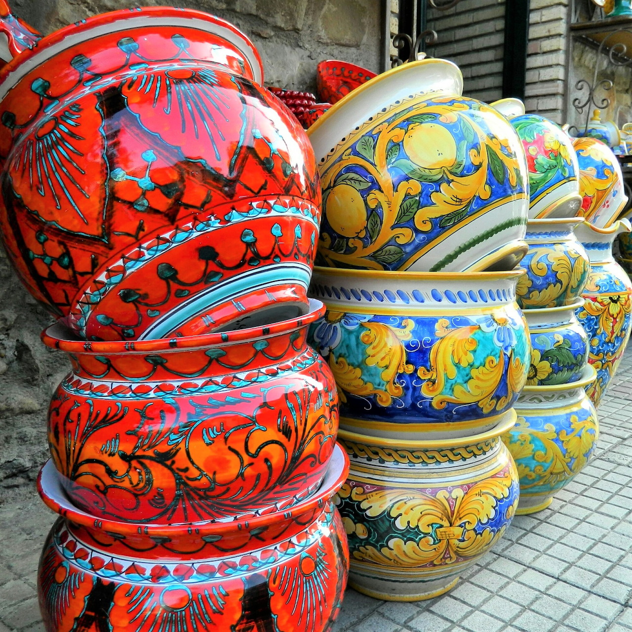 Pottery Market in Sicily
