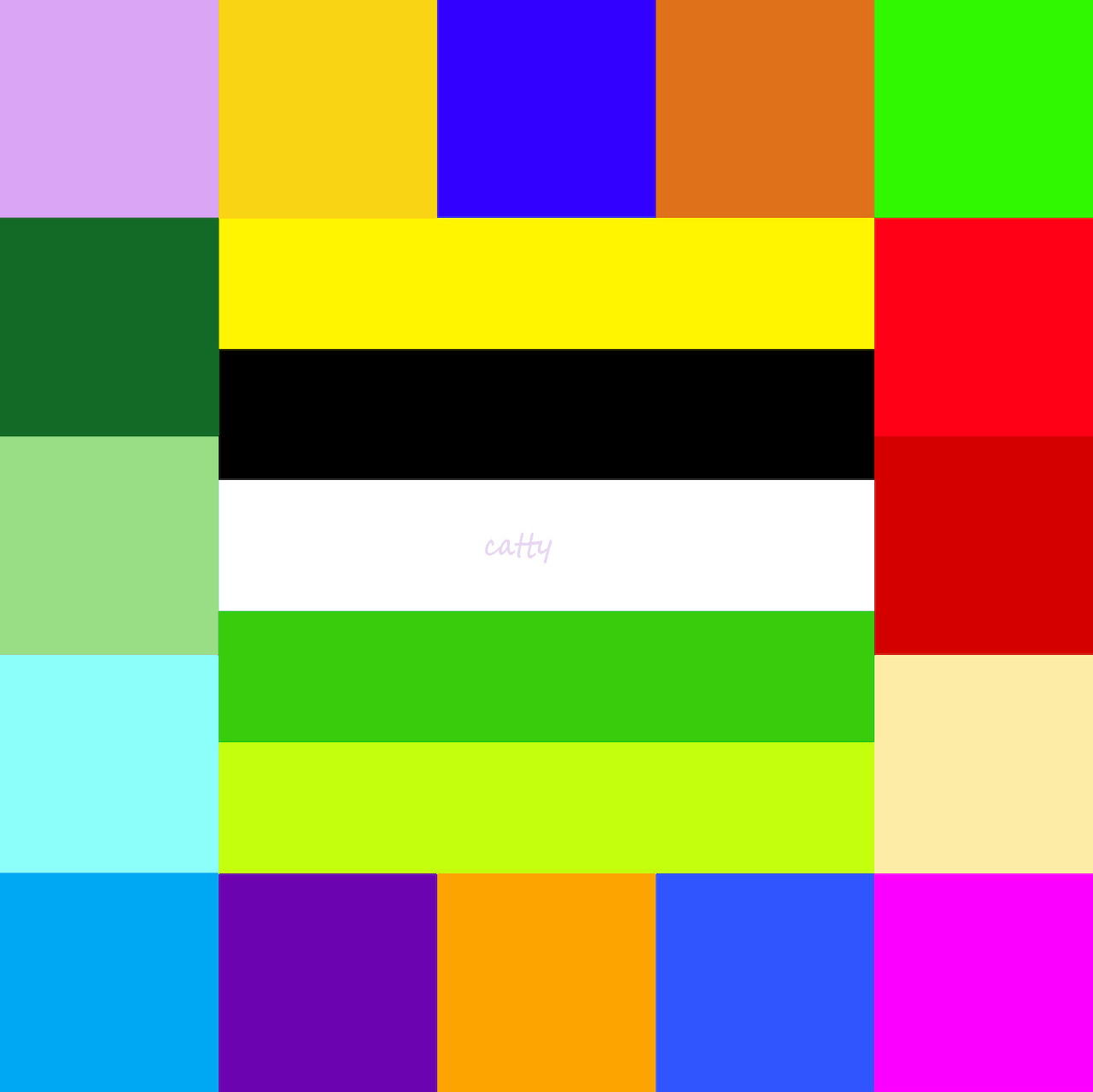 Colorful Abstract Block Grid