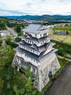 Japanese Castle Aerial View