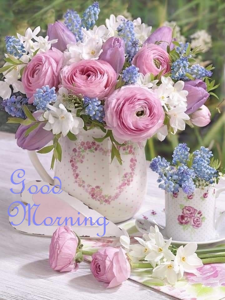 Pink Roses Morning Bouquet