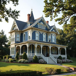 Victorian Mansion with Wrap Porch