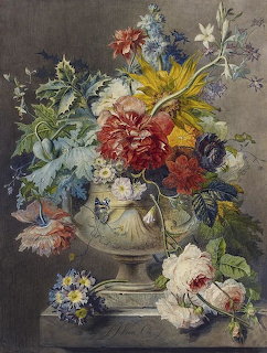 Georgius Jacobus Johannes van Os - Bouquet of Flowers in a Vase