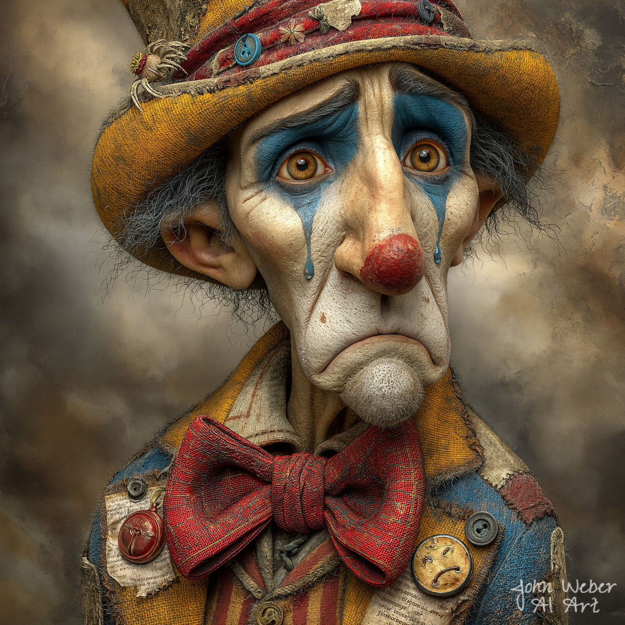 Sad Clown Portrait