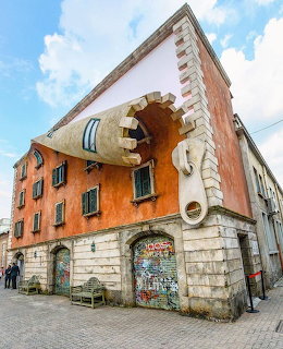 Unzipped Building Milan Italy