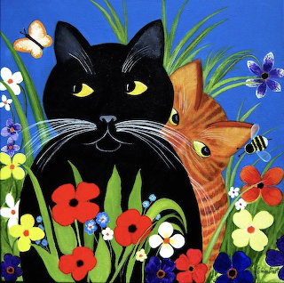 Cats & Flowers
