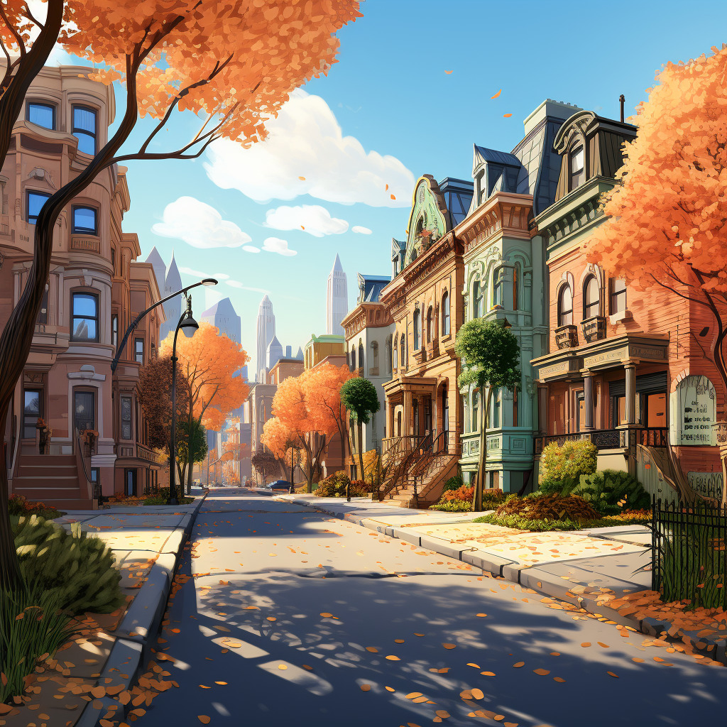 Autumn Street Scene