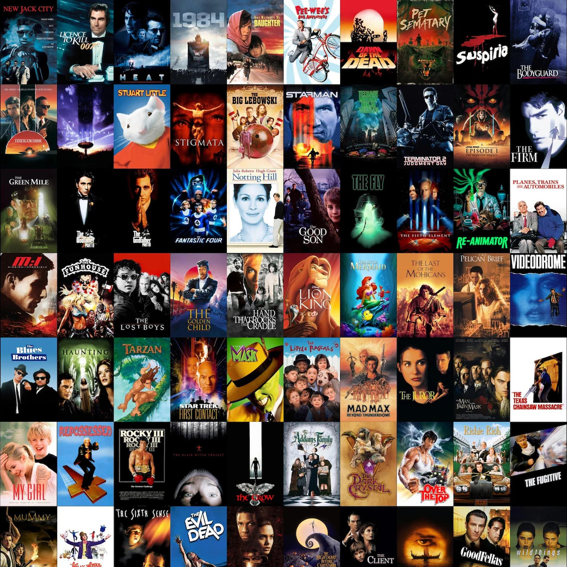 Movie Posters Collage