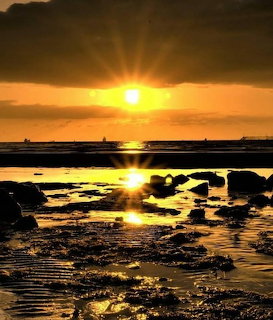 Rocky Beach Sunset