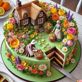 Flower Garden Cake