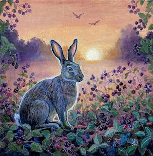 Rabbit at Sunset