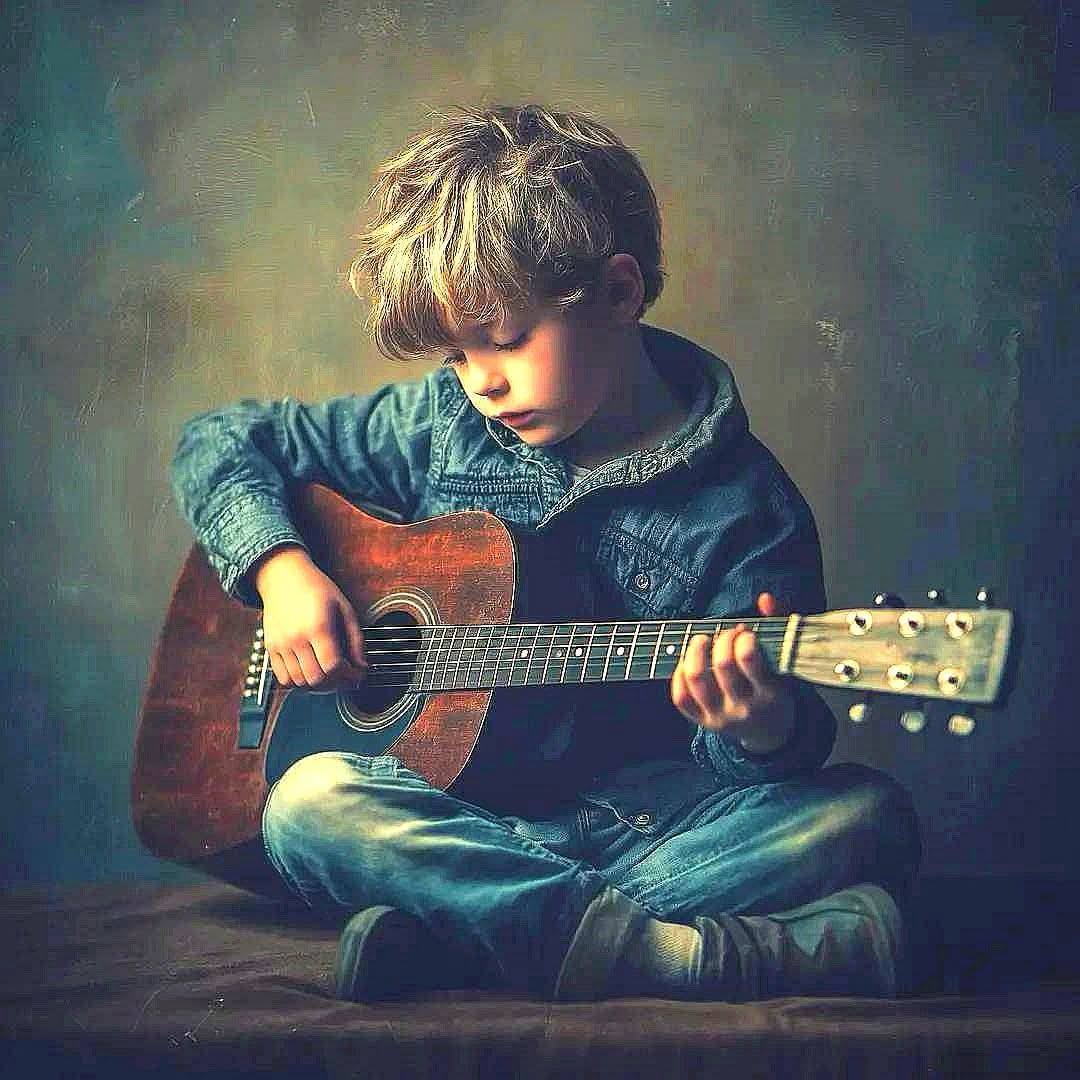 Boy Playing Guitar