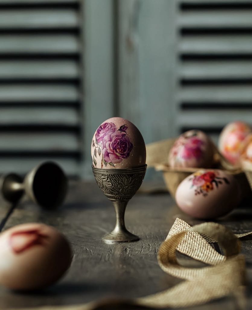 Floral Easter Eggs