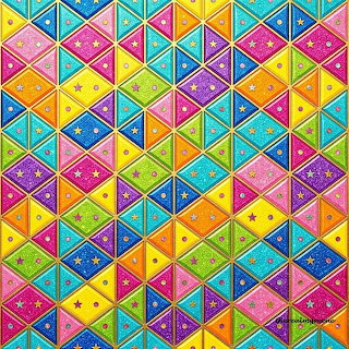 Colorful Triangles and Diamonds