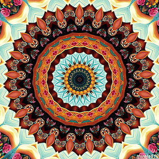 Colorful Geometric Mandala Pattern