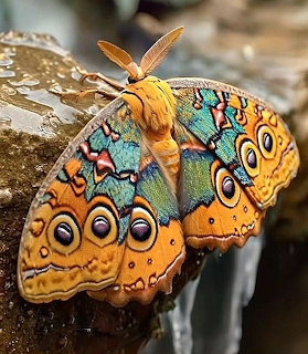 Colorful Papillon Butterfly
