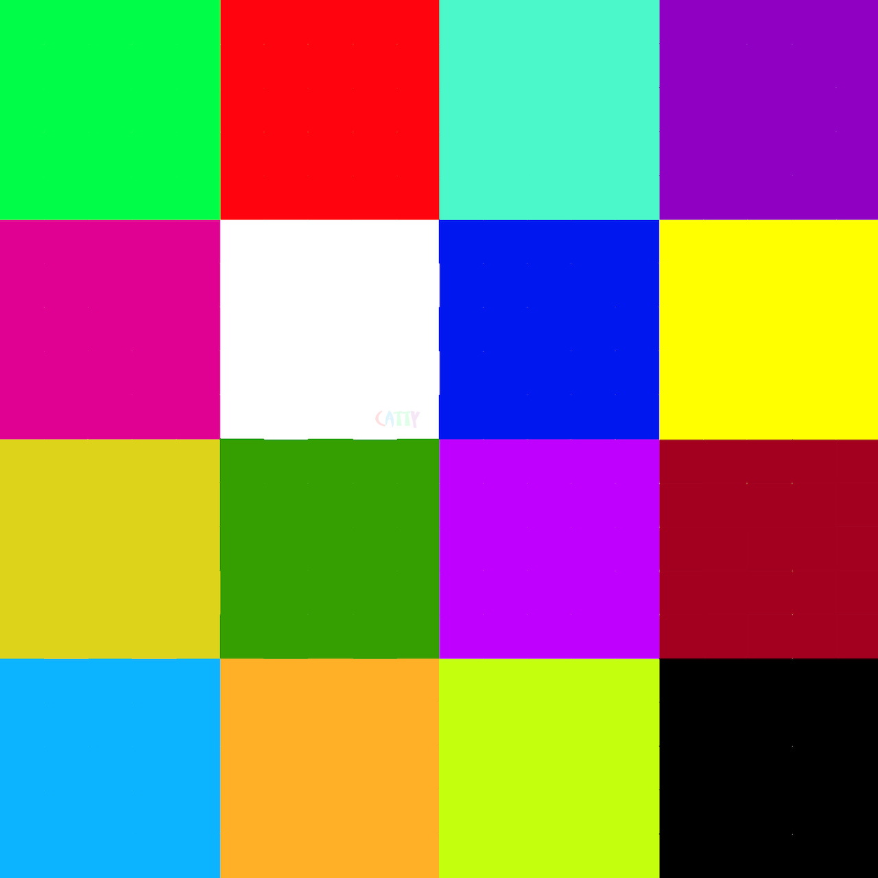 Colorful Grid of Squares