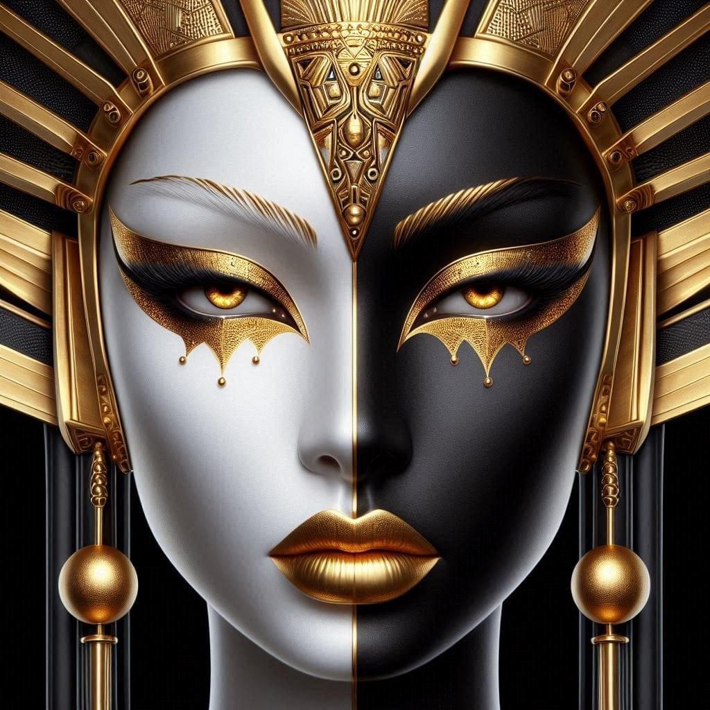 Art Deco Egyptian Mask