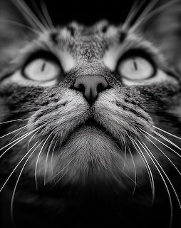Close-Up Cat Face