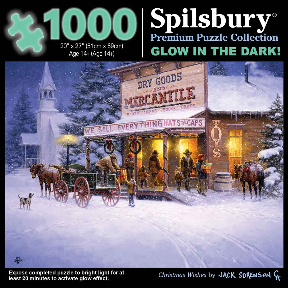 Christmas Mercantile Scene