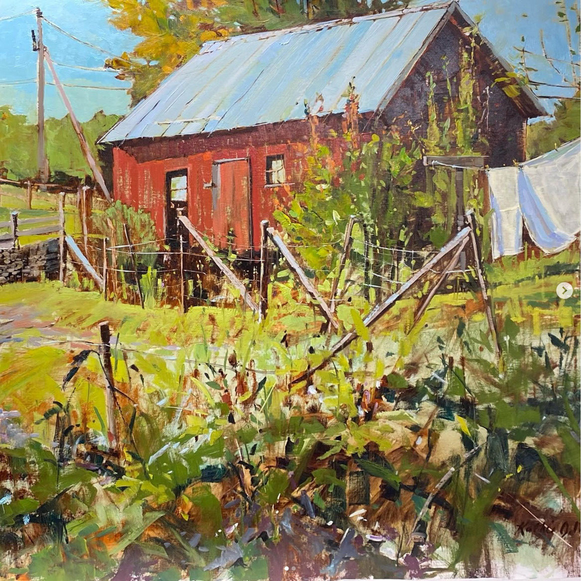 Red Barn Laundry Day