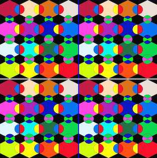 Colorful Hexagon Pattern