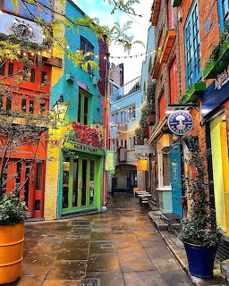 Colorful Neal's Yard Alley