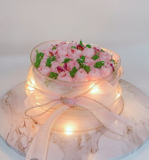 Pink Floral Cake