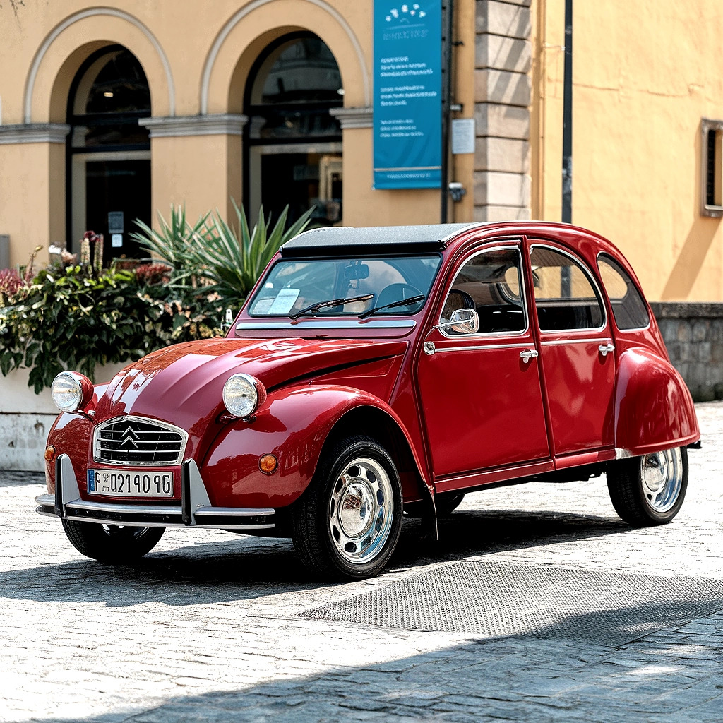 Red Citroen 2CV