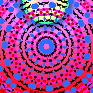 Pink Blue Mandala