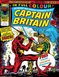 Captain Britain Comic Cover
