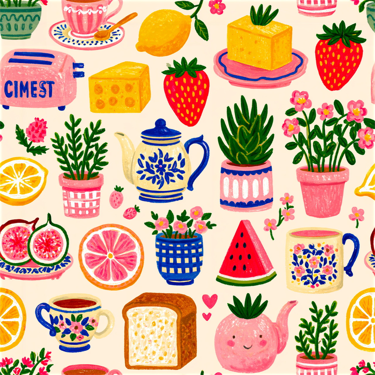 Kitchen Food Pattern