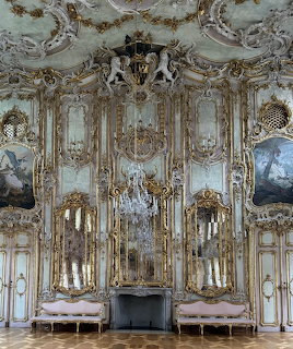 Ornate Rococo Palace Interior