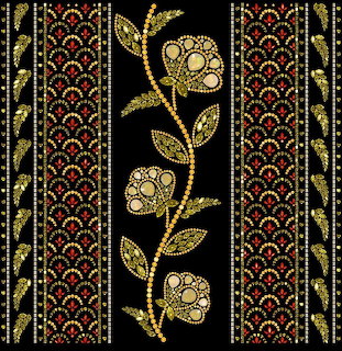 Ornate Floral Embroidery Pattern