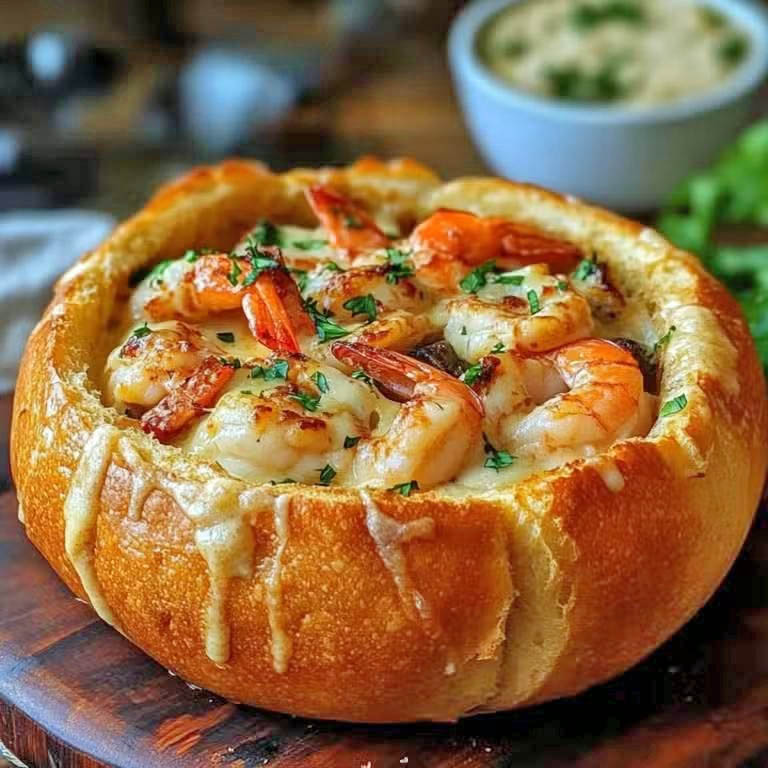 Seafood Soup Bread Bowl
