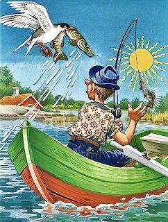 Bird Steals Fisherman's Catch